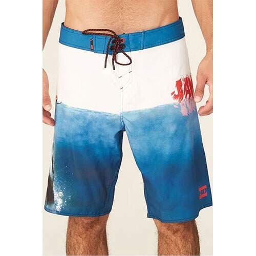 Boardshort Masculino Sublimado Collab Jaws Marinho - HD