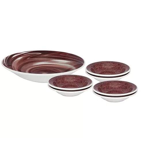 Conjunto de Sobremesa de Cerâmica Biona Brigadeiro 7pçs - Oxford