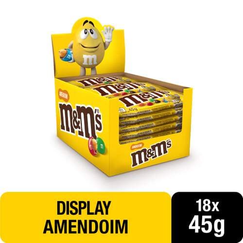 Display de Chocolate MM'S Amendoim 18x45g - MM'S