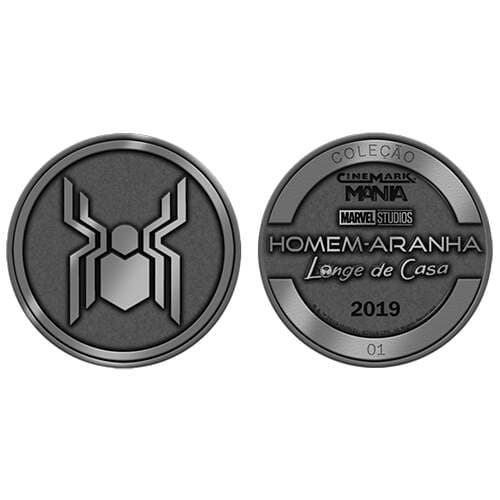 Moeda Homem Aranha - Longe de Casa - Cinemark